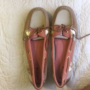 Sperry top sider shoes.
